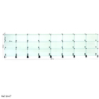 Balcão De Atendimento Modulado Em Vidro - 4,00 X 1,00 X 0,30