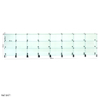 Balcão De Atendimento Modulado Em Vidro - 4,00 X 1,00 X 0,40