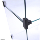 Balcão De Atendimento Modulado Em Vidro Com Rodízios - 0,60 X