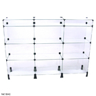 Balcão De Atendimento Modulado Em Vidro E Porta Bijuterias -