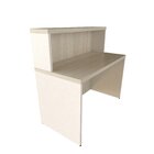 Balcão De Atendimento Para Recepção - 120cm De Largura Branco