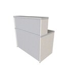 Balcão De Atendimento Para Recepção - 120cm De Largura Branco