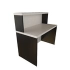 Balcão De Atendimento Para Recepção - 120cm De Largura Preto/