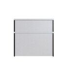 Balcão De Atendimento Para Recepção - 120cm De Largura Preto/