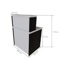 Balcão De Atendimento Para Recepção - Pequeno 80cm De Largura