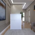 Balcão De Atendimento Para Recepção - Pequeno 80cm De Largura