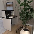 Balcão De Atendimento Para Recepção - Pequeno 80cm De Largura