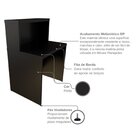 Balcão De Atendimento Para Recepção - Pequeno 80cm De Largura