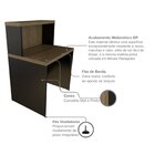 Balcão De Atendimento Para Recepção - Pequeno 80cm De Largura