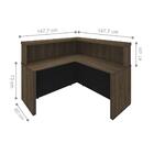 Balcão De Atendimento Reading Charuto Preto