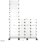 Balcão De Atendimento Torre Modulado Em Vidro - 1,40 X 1,95 X