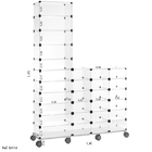 Balcão De Atendimento Torre Modulado Em Vidro - 1,40 X 1,95 X