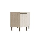 Balcão De Canto 1 Porta Greta  Crema