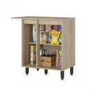 Balcão De Canto 1 Porta Júlia Delmarco Móveis Pátina/branco B