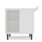 Balcão De Canto 90cm X 94cm Pérola Yescasa Cinza/branco