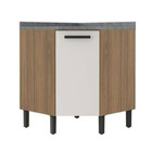 Balcão De Canto Itatiaia 1 Porta New Jazz Com Tampo Ang