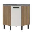 Balcão De Canto Itatiaia 1 Porta New Jazz Com Tampo Ang