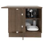 Balcão De Canto Madesa Stella 1 Porta - Rustic/branco