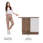 Balcão De Canto Madesa Stella 1 Porta - Rustic/branco