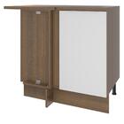 Balcão De Canto Madesa Stella 1 Porta - Rustic/branco
