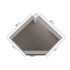 Balcão De Canto Oblíquo Arizona Cabecasa Madeiraoriginals Bra