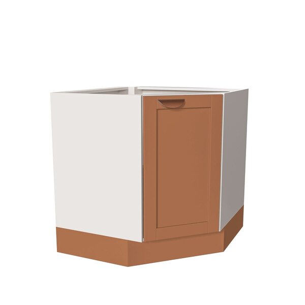 Balcão De Canto Oblíquo Sem Tampo Arizona Cabecasa Madeiraori