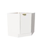 Balcão De Canto Oblíquo Sem Tampo Arizona Cabecasa Madeiraori