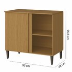 Balcão De Canto Para Cozinha 1 Porta Raiar Atacama/areia