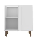 Balcão De Canto Para Cozinha 1 Porta Sem Tampo Iluminata  Bra