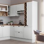 Balcão De Canto Para Cozinha 1 Porta Sem Tampo Iluminata  Bra