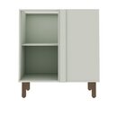 Balcão De Canto Para Cozinha 1 Porta Sem Tampo Iluminata  Ver