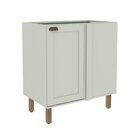 Balcão De Canto Para Cozinha 1 Porta Sem Tampo Iluminata  Ver