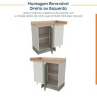 Balcão De Canto Reto 1 Porta Arizona Cabecasa Madeiraoriginal