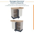 Balcão De Canto Reto 1 Porta Arizona Cabecasa Madeiraoriginal