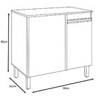 Balcao De Canto Reto 90 Cm 1 Porta 2450 Plla