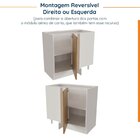 Balcão De Canto Reto Sem Tampo 1 Porta Arizona Cabecasa Madei