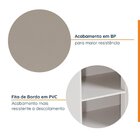 Balcão De Canto Reto Sem Tampo Sem Rodapé Puxador 150cm Ipane