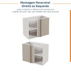 Balcão De Canto Reto Sem Tampo Sem Rodapé Puxador 150cm Ipane