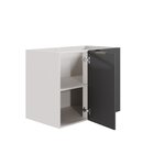 Balcão De Canto Reto Sem Tampo Sem Rodapé Puxador 150cm Ipane