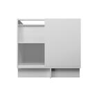 Balcão De Canto Sem Tampo Évora 1 Pt Branco Ártico