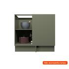 Balcão De Canto Sem Tampo Évora 1 Pt Verde Hill