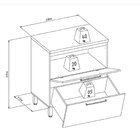 Balcão De Cozinha 0.8m Atena Linea Brasil Jequitibá/off White