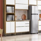 Balcão De Cozinha 1,20 Cm 3 Portas 2 Gavetas Para Pia Opala C