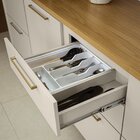 Balcao De Cozinha 1,2m Atena Com Tampo Jequitibá/off White Fo