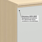 Balcão de Cozinha 100% MDF 2 Portas 60cm  Aura Luciane Móveis