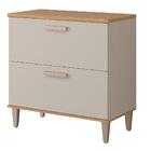 Balcão De Cozinha 100%mdf 80 Cm 1 Porta Basculante Com 1 Gave