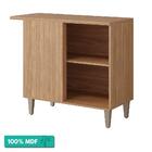 Balcão De Cozinha 100%mdf 94x52cm De Canto Com 1 Porta Bella