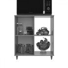 Balcão De Cozinha 1194 1 Porta 2 Prateleiras Nogal/grey - Dei