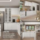 Balcão De Cozinha 120 Cm 2 Portas 3 Gavetas Branco Vik Madesa