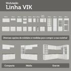 Balcão De Cozinha 120 Cm 2 Portas Branco Tampo Rustic Vik Mad